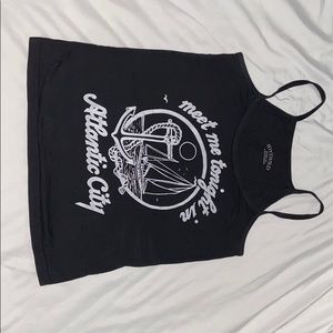 “Meet me in Atlantic City” size small crop top